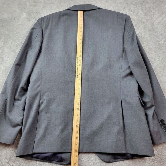 Ermenegildo Zegna Blazer Mens 44R Gray Wool Suit Jacket Casual Saks Fifth Avenue - Picture 6 of 16